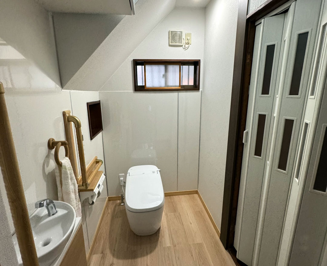 トイレリフォーム工事後