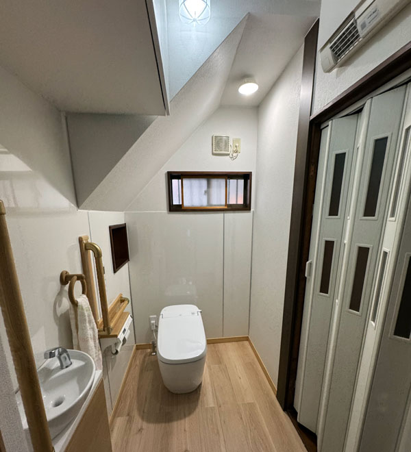 トイレリフォーム工事後