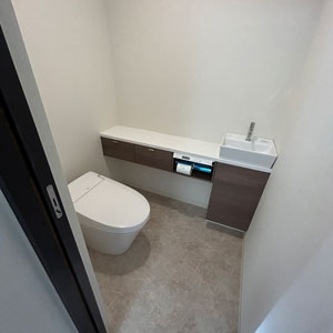 トイレの移設工事